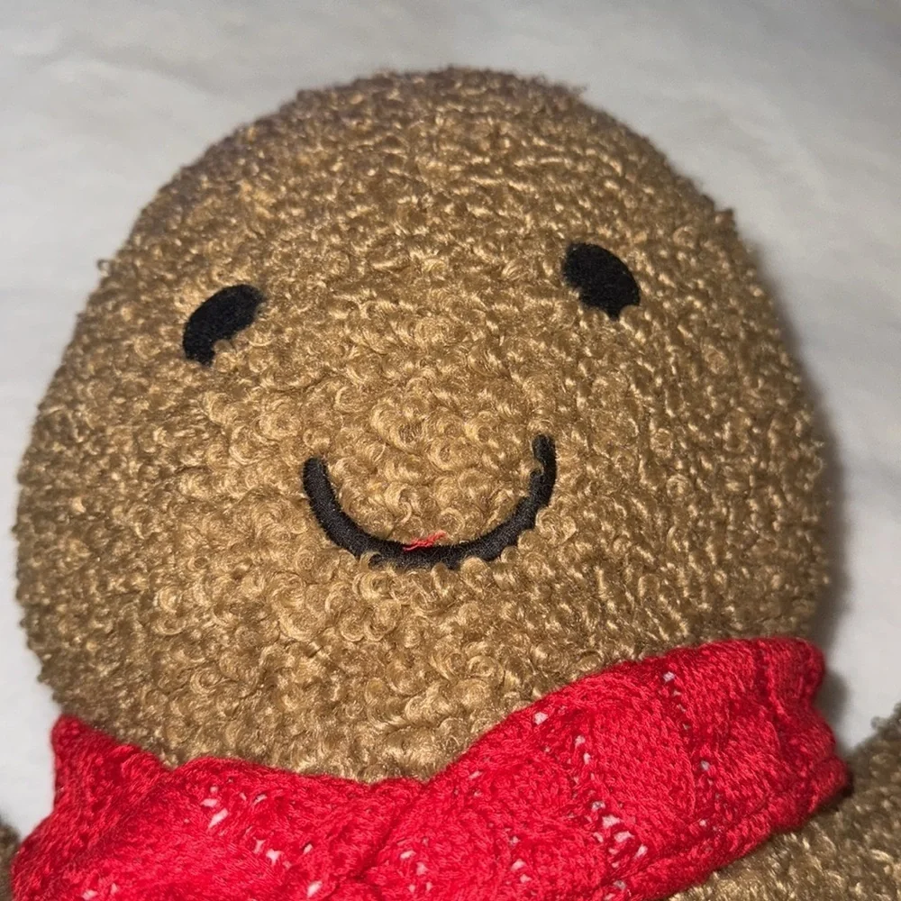 CUPCAKES & CASHMERE 26x19 Oversized Gingerbread Man Pillow